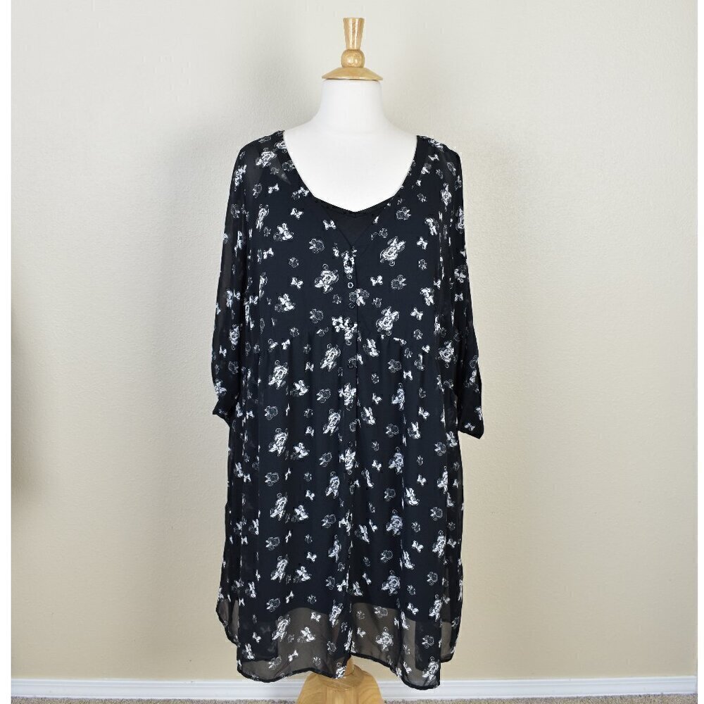 Torrid Disney Minnie Mouse Shirt Dress 5